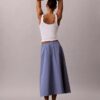 Cotton Poplin Midi Skirt Cotton Poplin Midi Skirt