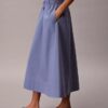 Cotton Poplin Midi Skirt Cotton Poplin Midi Skirt