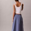 Cotton Poplin Midi Skirt Cotton Poplin Midi Skirt