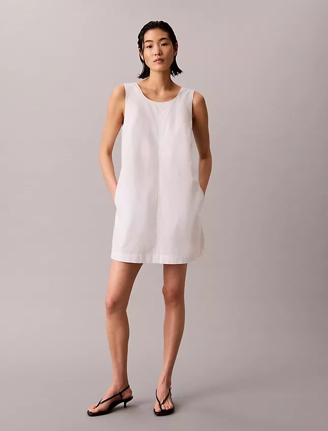 Cotton Poplin Mini Dress Cotton Poplin Mini Dress
