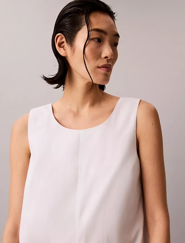 Cotton Poplin Mini Dress Cotton Poplin Mini Dress