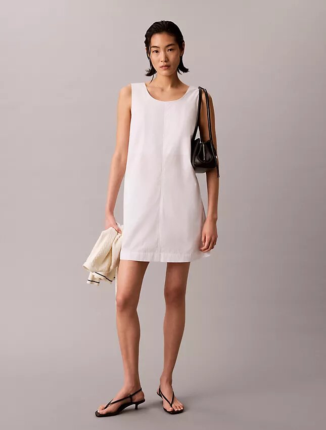 Cotton Poplin Mini Dress Cotton Poplin Mini Dress