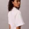 Cotton Poplin Mini Shirt Dress