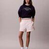 Cotton Poplin Pull-On Shorts
