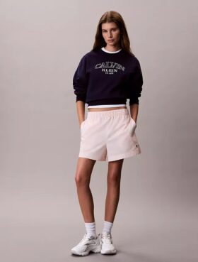 Cotton Poplin Pull-On Shorts