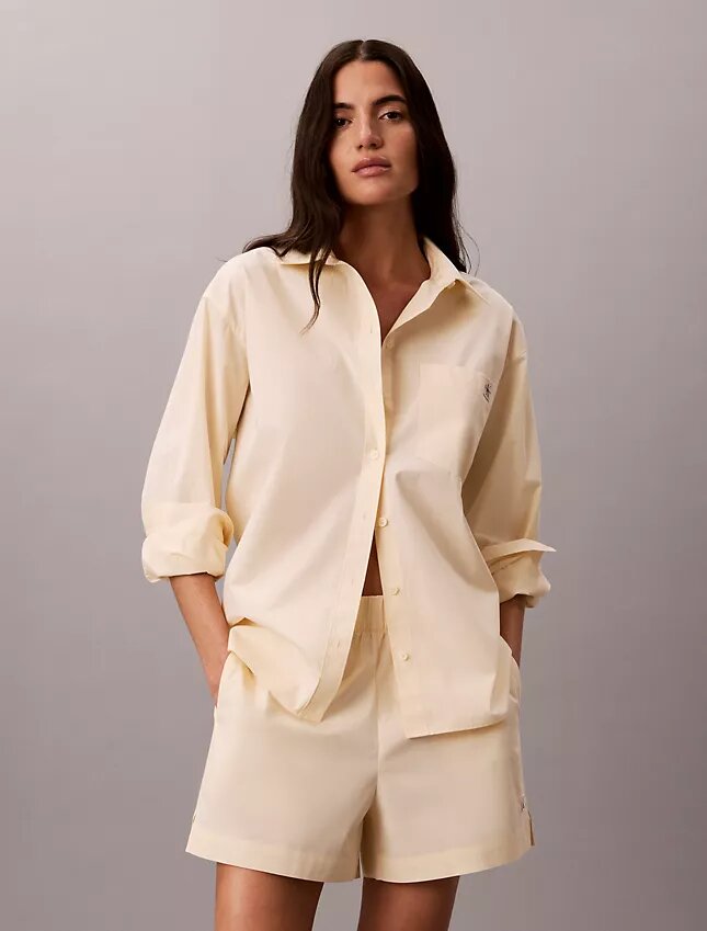 Cotton Poplin Pull-On Shorts Cotton Poplin Pull-On Shorts