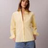 Cotton Poplin Relaxed Button-Down Shirt Cotton Poplin Relaxed Button-Down Shirt