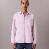 Cotton Poplin Relaxed Button-Down Shirt Cotton Poplin Relaxed Button-Down Shirt