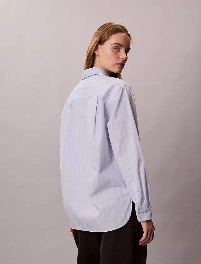 Cotton Poplin Relaxed Button-Down Shirt Cotton Poplin Relaxed Button-Down Shirt