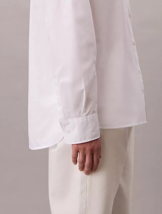 Cotton Poplin Relaxed Button-Down Shirt Cotton Poplin Relaxed Button-Down Shirt