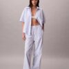 Cotton Poplin Relaxed Short Sleeve Sleep Shirt Cotton Poplin Relaxed Short Sleeve Sleep Shirt