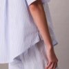 Cotton Poplin Relaxed Short Sleeve Sleep Shirt Cotton Poplin Relaxed Short Sleeve Sleep Shirt
