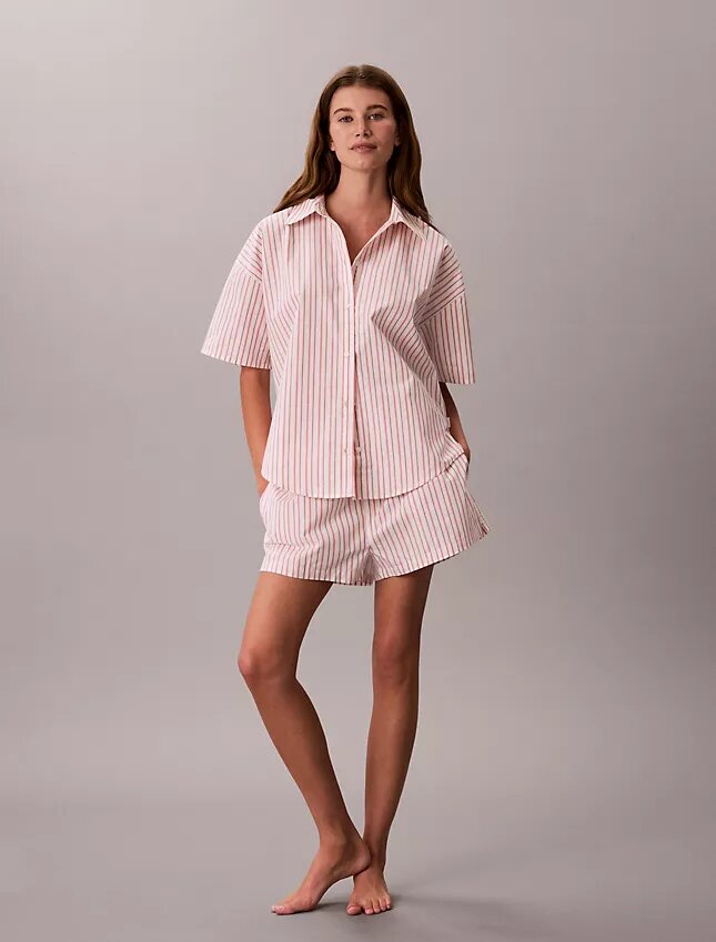 Cotton Poplin Sleep Shorts Cotton Poplin Sleep Shorts