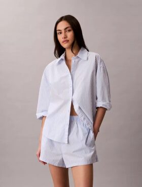 Cotton Poplin Sleep Shorts Cotton Poplin Sleep Shorts