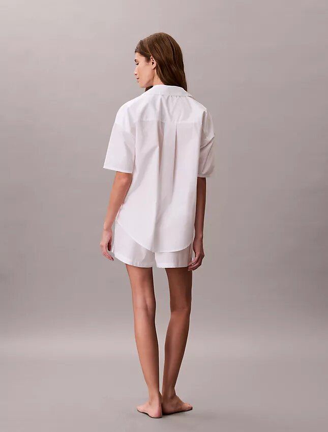 Cotton Poplin Sleep Shorts Cotton Poplin Sleep Shorts