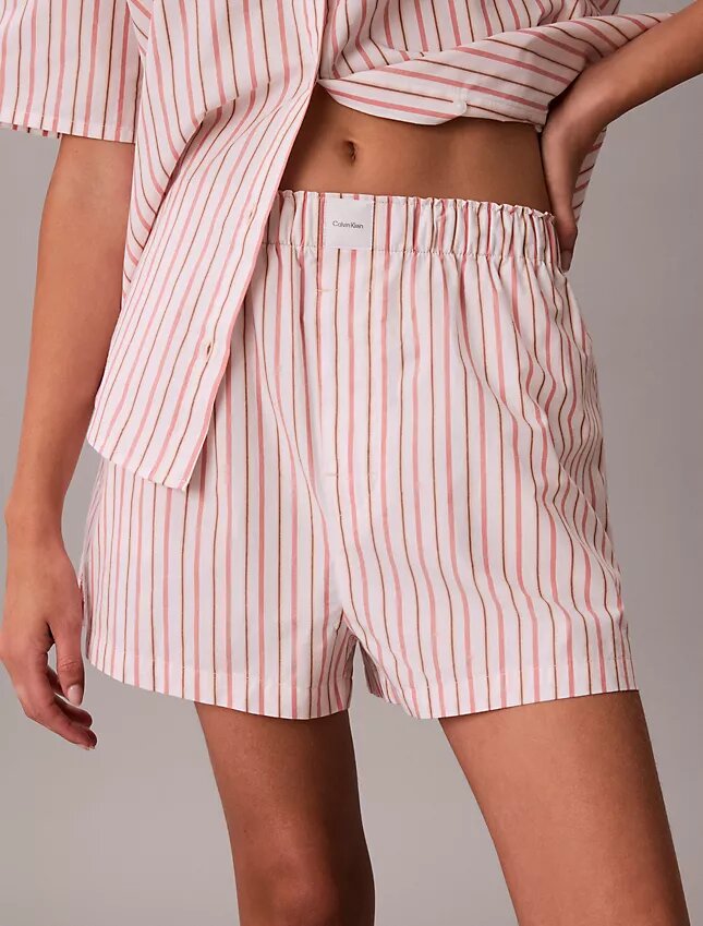 Cotton Poplin Sleep Shorts Cotton Poplin Sleep Shorts