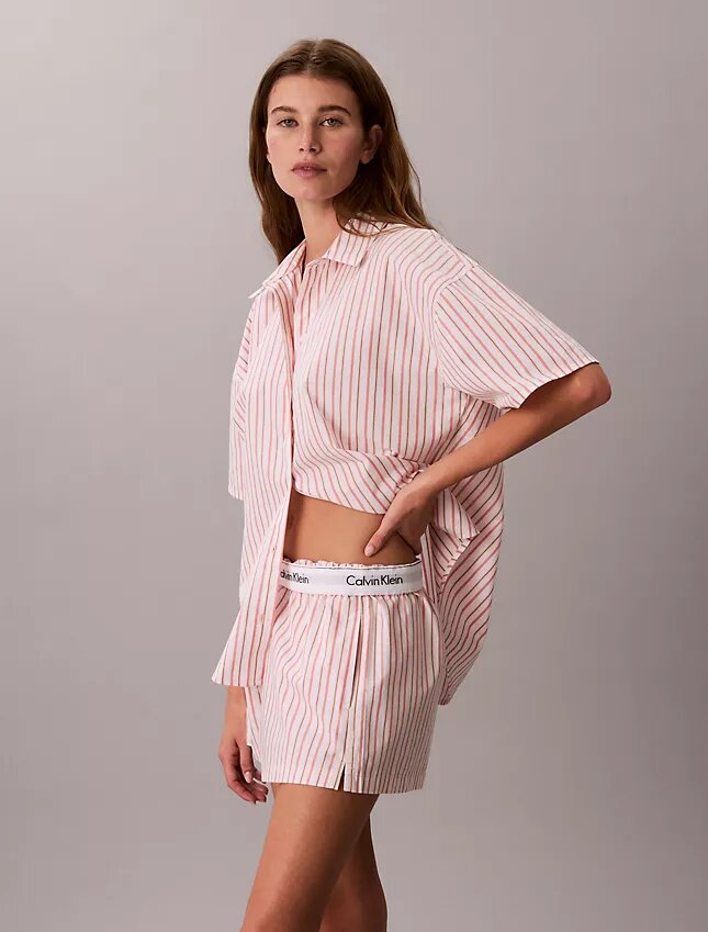 Cotton Poplin Sleep Shorts Cotton Poplin Sleep Shorts