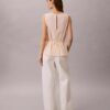 Cotton Poplin Sleeveless Blouse