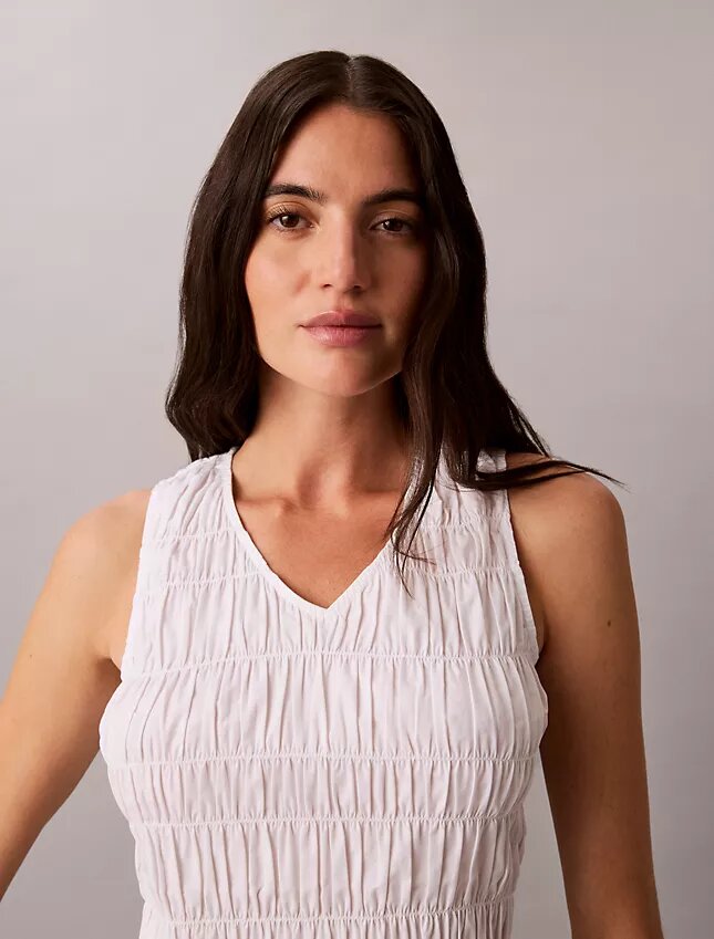 Cotton Poplin Sleeveless Top Cotton Poplin Sleeveless Top