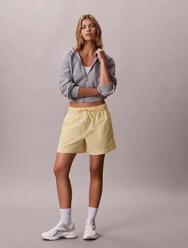 Cotton Poplin Stripe Boxer Shorts Cotton Poplin Stripe Boxer Shorts