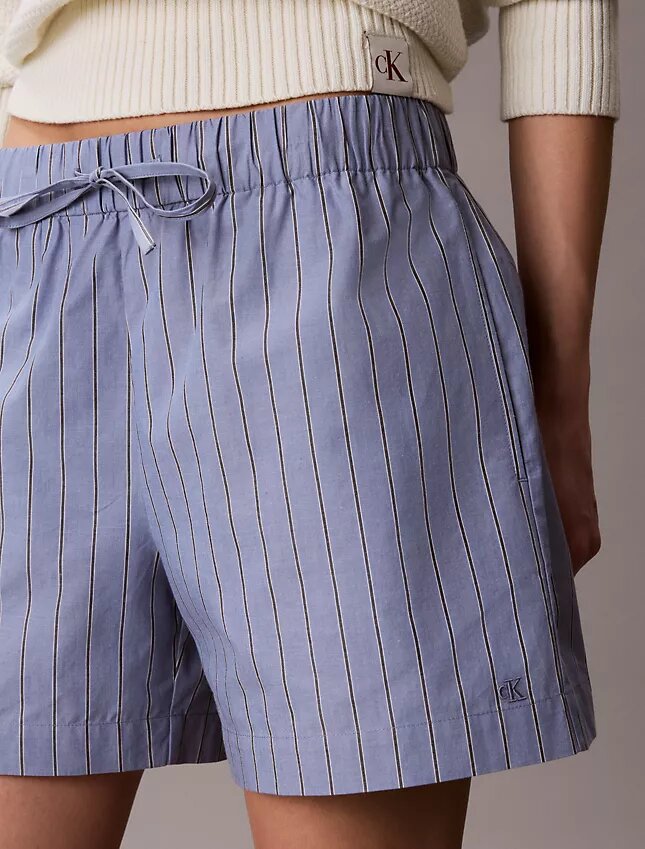 Cotton Poplin Stripe Boxer Shorts Cotton Poplin Stripe Boxer Shorts