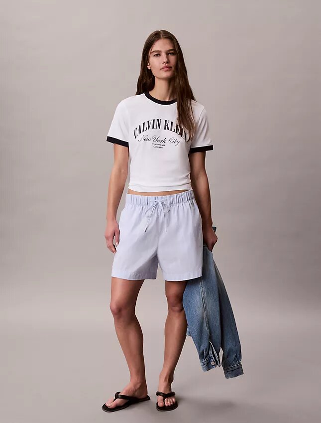 Cotton Poplin Stripe Boxer Shorts Cotton Poplin Stripe Boxer Shorts