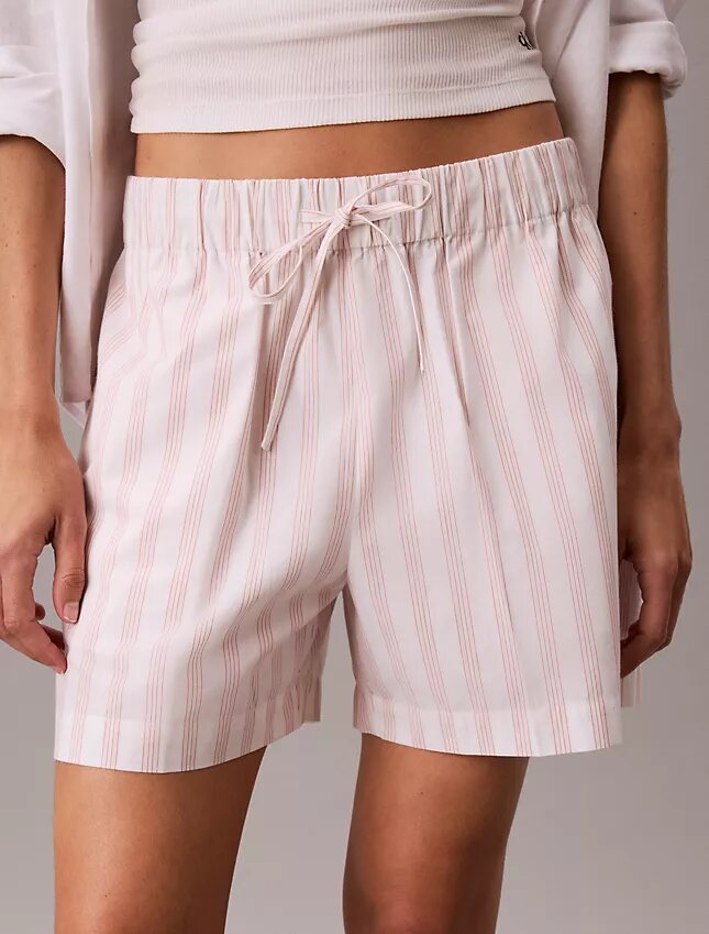 Cotton Poplin Stripe Boxer Shorts Cotton Poplin Stripe Boxer Shorts
