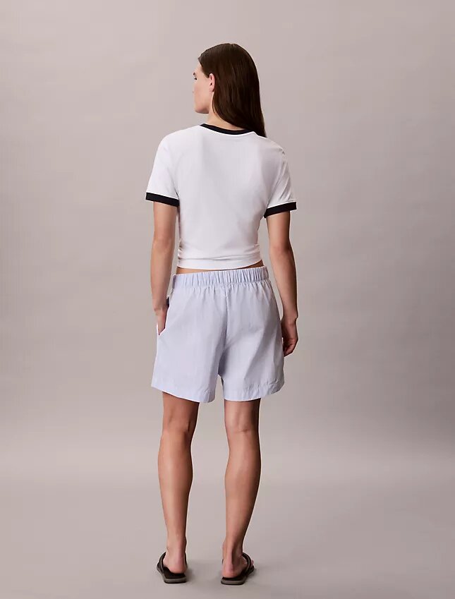 Cotton Poplin Stripe Boxer Shorts Cotton Poplin Stripe Boxer Shorts