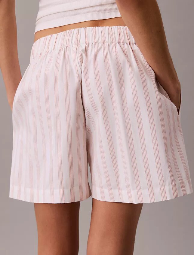 Cotton Poplin Stripe Boxer Shorts Cotton Poplin Stripe Boxer Shorts