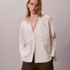 Cotton Poplin Stripe Relaxed Button-Down Shirt Cotton Poplin Stripe Relaxed Button-Down Shirt