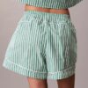 Cotton Poplin Track Sleep Shorts Cotton Poplin Track Sleep Shorts