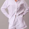 Cotton Poplin V-Day Sleep Shirt