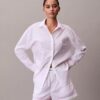 Cotton Poplin V-Day Sleep Shorts Cotton Poplin V-Day Sleep Shorts