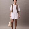 Cotton Relaxed Mini T-Shirt Dress