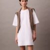Cotton Relaxed Mini T-Shirt Dress
