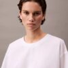 Cotton Relaxed Mini T-Shirt Dress