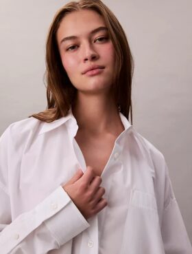 Cotton Relaxed Shirt Dress Cotton Relaxed Shirt Dress
