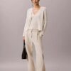 Cotton Rib Cardigan and Tank Set Cotton Rib Cardigan and Tank Set