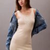 Cotton Rib Logo Graphic Mini Tank Dress Cotton Rib Logo Graphic Mini Tank Dress