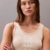 Cotton Rib Logo Graphic Mini Tank Dress Cotton Rib Logo Graphic Mini Tank Dress