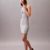 Cotton Rib Logo Graphic Mini Tank Dress