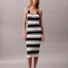 Cotton Rib Midi Tank Dress