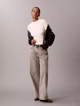 Cotton Rib Slim Sweater Cotton Rib Slim Sweater