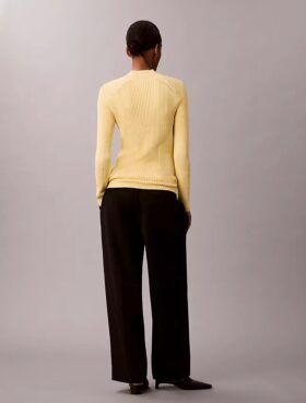 Cotton Rib Slim Sweater Cotton Rib Slim Sweater