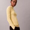 Cotton Rib Slim Sweater Cotton Rib Slim Sweater