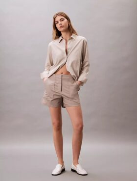 Cotton Sateen Short