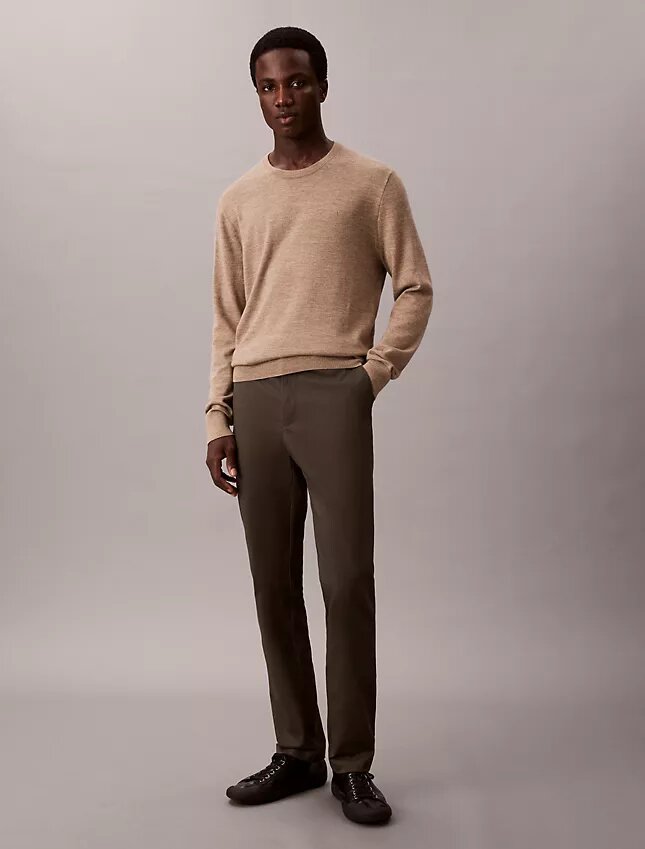 Cotton Sateen Slim Chino Pants Cotton Sateen Slim Chino Pants