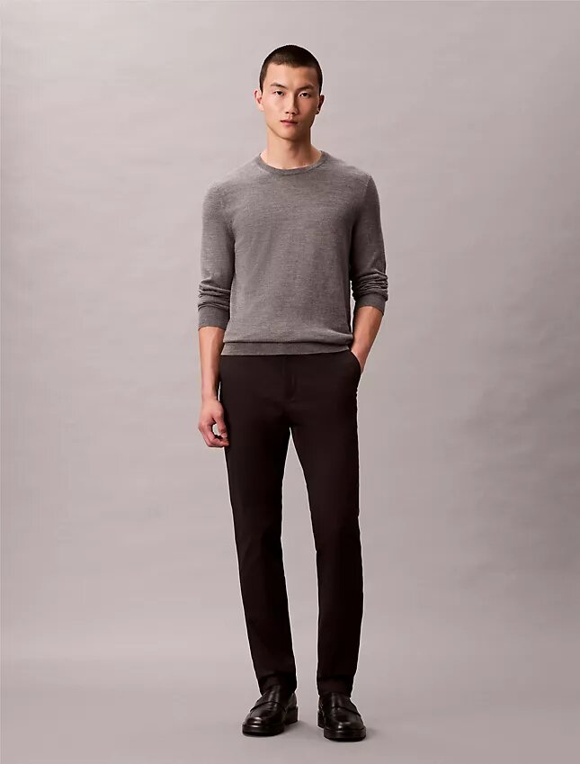 Cotton Sateen Slim Chino Pants Cotton Sateen Slim Chino Pants