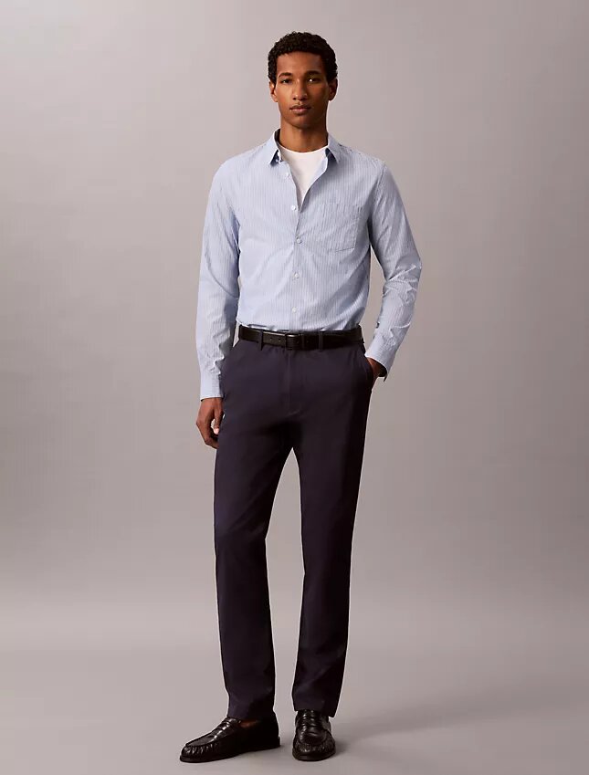 Cotton Sateen Slim Chino Pants Cotton Sateen Slim Chino Pants