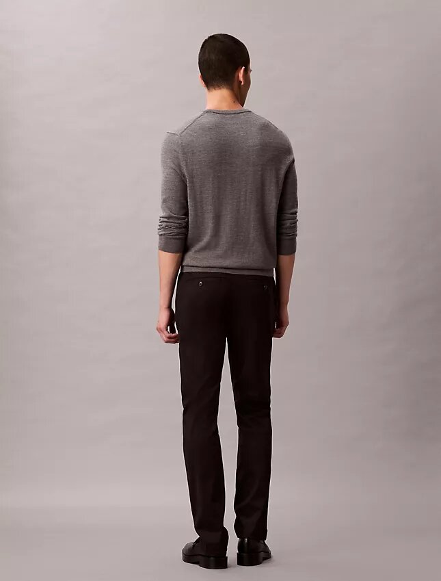 Cotton Sateen Slim Chino Pants Cotton Sateen Slim Chino Pants